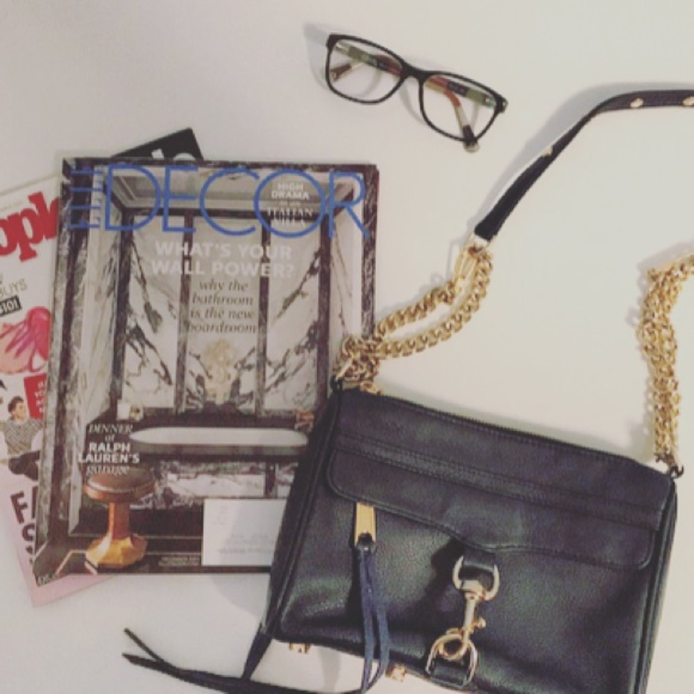 Navy Blue Rebecca Minkoff Minimac Crossbody